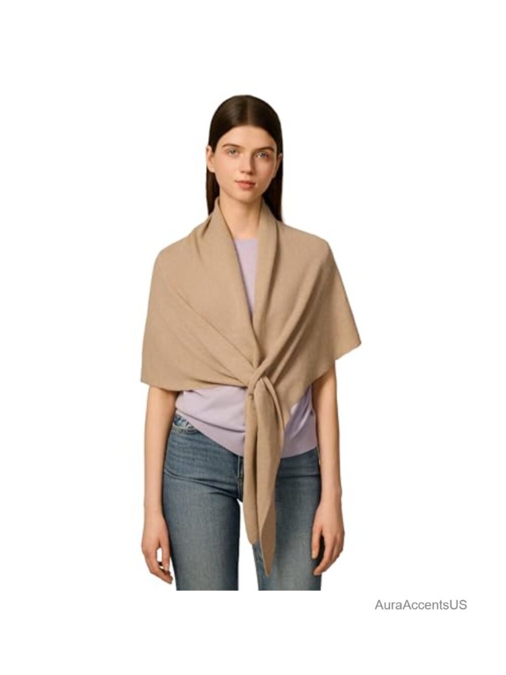 Cashmere Wool Blend Shawl Wrap Women Oversized Pashmina